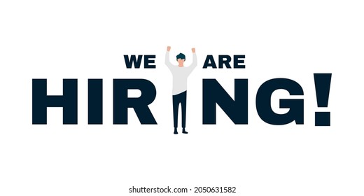We are hiring concept illustration