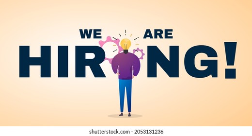 We are hiring concept illustration