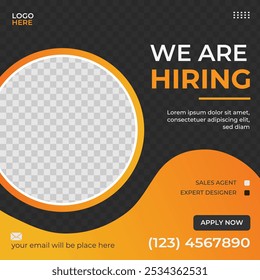 We are hiring creative social media template design for hunting talent