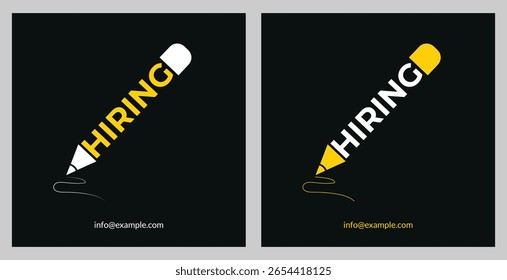 Estamos contratando el Vector de diseño para la muestra vacante Cartel de contratación de trabajo, redes sociales, Anuncio, volante y cartel de reclutamiento