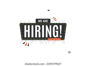 We are hiring digital collage vacancy poster template. Hiring for a job poster design. new talent finding for company.