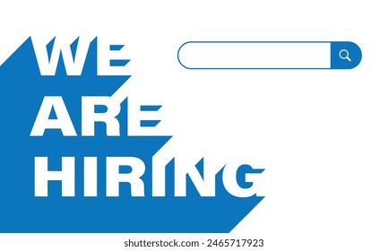 we are hiring editable banner