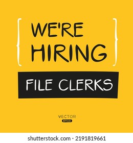 Wir stellen (File Clerks), Vektorgrafik.