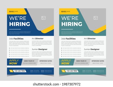 Hiring flyer Images, Stock Photos & Vectors | Shutterstock