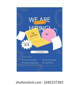 Wir stellen Flyer Poster Template Design