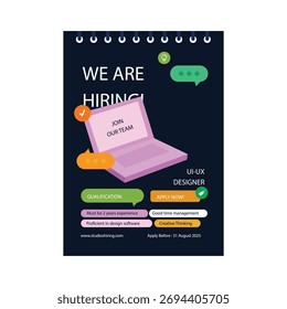 Wir stellen Flyer Poster Template Design