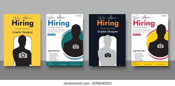 We Are Hiring Flyer Template Now Hiring Flyer Design Business Recruitment Poster Design Career Opportunity Hiring Advertisement ,Job Recruitment Poster ,Modern Hiring Flyer Template |