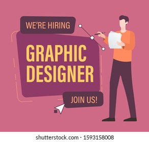 We Are Hiring Graphic Designer, Creative People, Artist