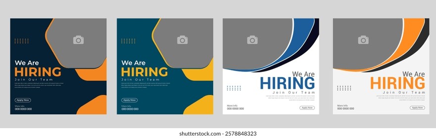 We are hiring Job advertisement flyer, Recruitment advertising template. Recruitment Poster, job flyer design vector We are hiring Job advertisement flyer, Recruitment advertising template. 