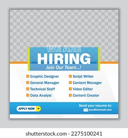 We are Hiring Job Flyer PromotionTemplate