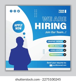 We are Hiring Job Flyer PromotionTemplate