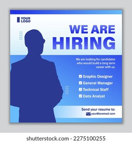 We are Hiring Job Flyer PromotionTemplate