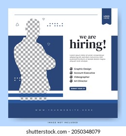 We are hiring job position template