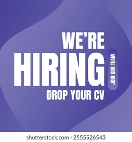 We are hiring job vacancy design, Hiring now social media poster, Join our team we are hiring job vacancy announcement design