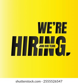 We are hiring job vacancy design, Hiring now social media poster, Join our team we are hiring job vacancy announcement design