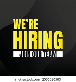 We are hiring job vacancy design, Hiring now social media poster, Join our team we are hiring job vacancy announcement design