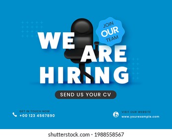 We Are Hiring Join Our Team Concept With Vacant Office Chair For Designation.