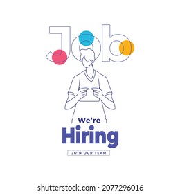 We are hiring join our team banner template