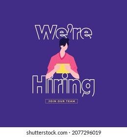 We are hiring join our team banner template