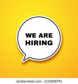 We are hiring, join our team illustration