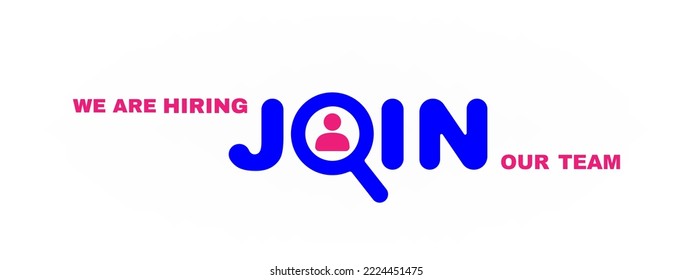 We are hiring, join our team illustration