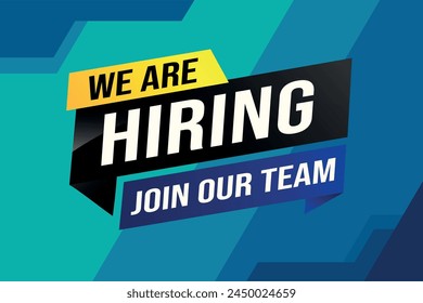 we are hiring join our team poster banner graphic design icon logo sign symbol social media website coupon

