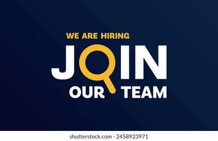 we are hiring join our team