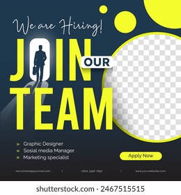 We are hiring to join our team recruitment open vacancy career design