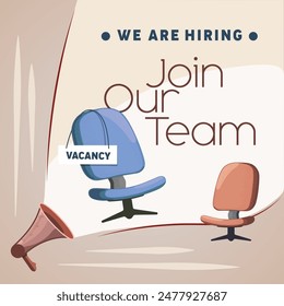 We Are Hiring Join Our Team banner post social media