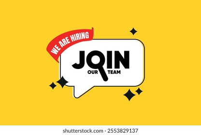 We are hiring, join our team illustration