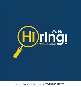 We are hiring. Join our team announcement banner design, hiring recruitment, open vacancy design, hiring creative work, social media post, poster and creative ads design for hiring and jobs openings.