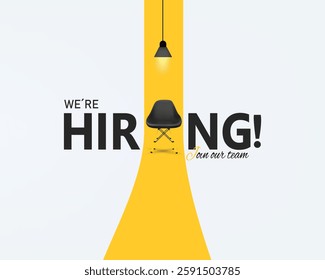 We are hiring. Join our team announcement banner design, hiring recruitment, open vacancy design, hiring creative work, social media post, poster and creative ads design for hiring and jobs openings.