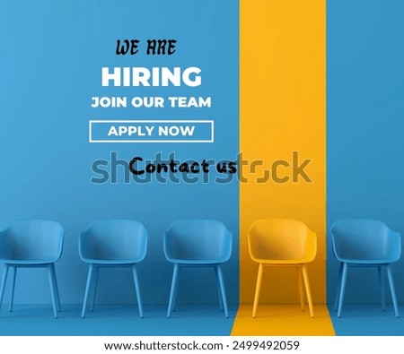 We are hiring join our team poster 