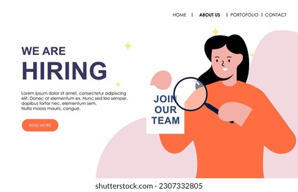 We are hiring landing page 