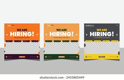 We are hiring, Now Hiring  Join Our Growing Team Today templet 