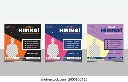 We are hiring, Now Hiring  Join Our Growing Team Today templet 