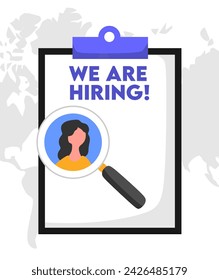 we are hiring, we are open position