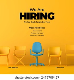 We are hiring poster, banner 2