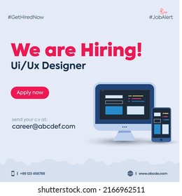 We are hiring. we are hiring product designer announcement banner. UI UX developer hiring announcement post for social media. Product Designer job alert. Human Resource hiring apply now. Hr. new job