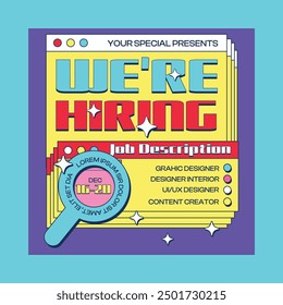 We Are Hiring Social Media Post