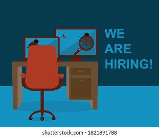 We Are Hiring For Software Tester Vector