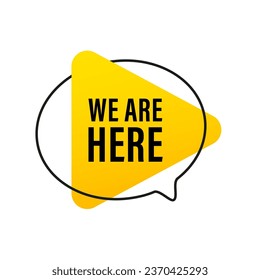 We are hiring staff recruitment vector concept. Simple poster or banner design template for open vacancy. Join our team. Vector illustration