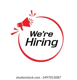 we are hiring text information 
