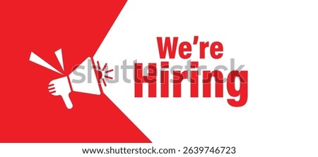 we are hiring text information 
