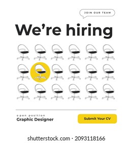 We are Hiring Vacant Chair Grid