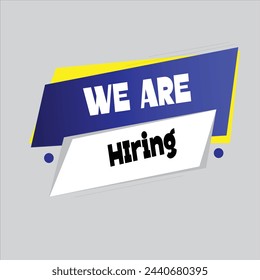 we are hiring vector design for your business