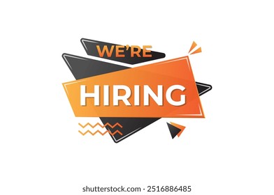 we are hiring vector illustration