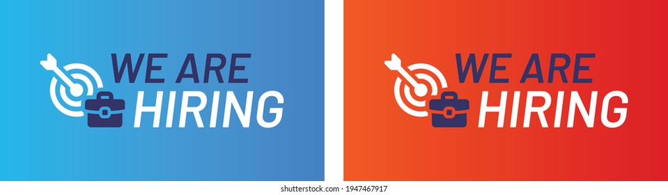 Wir stellen Vektorgrafik-Design ein. Suche nach beruflichen Beschäftigungsmöglichkeiten.