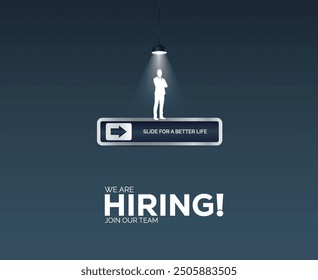 We are hiring. we're hiring creative concept. Hiring creative work. open vacancy design, Hiring social media poster design.