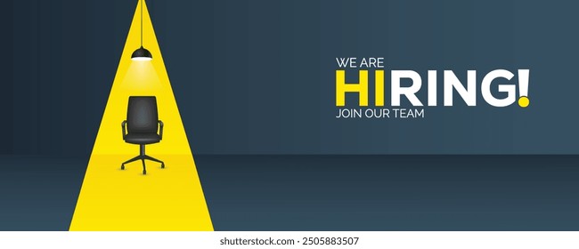 We are hiring. we're hiring creative concept. Hiring creative work. open vacancy design, Hiring social media poster design.